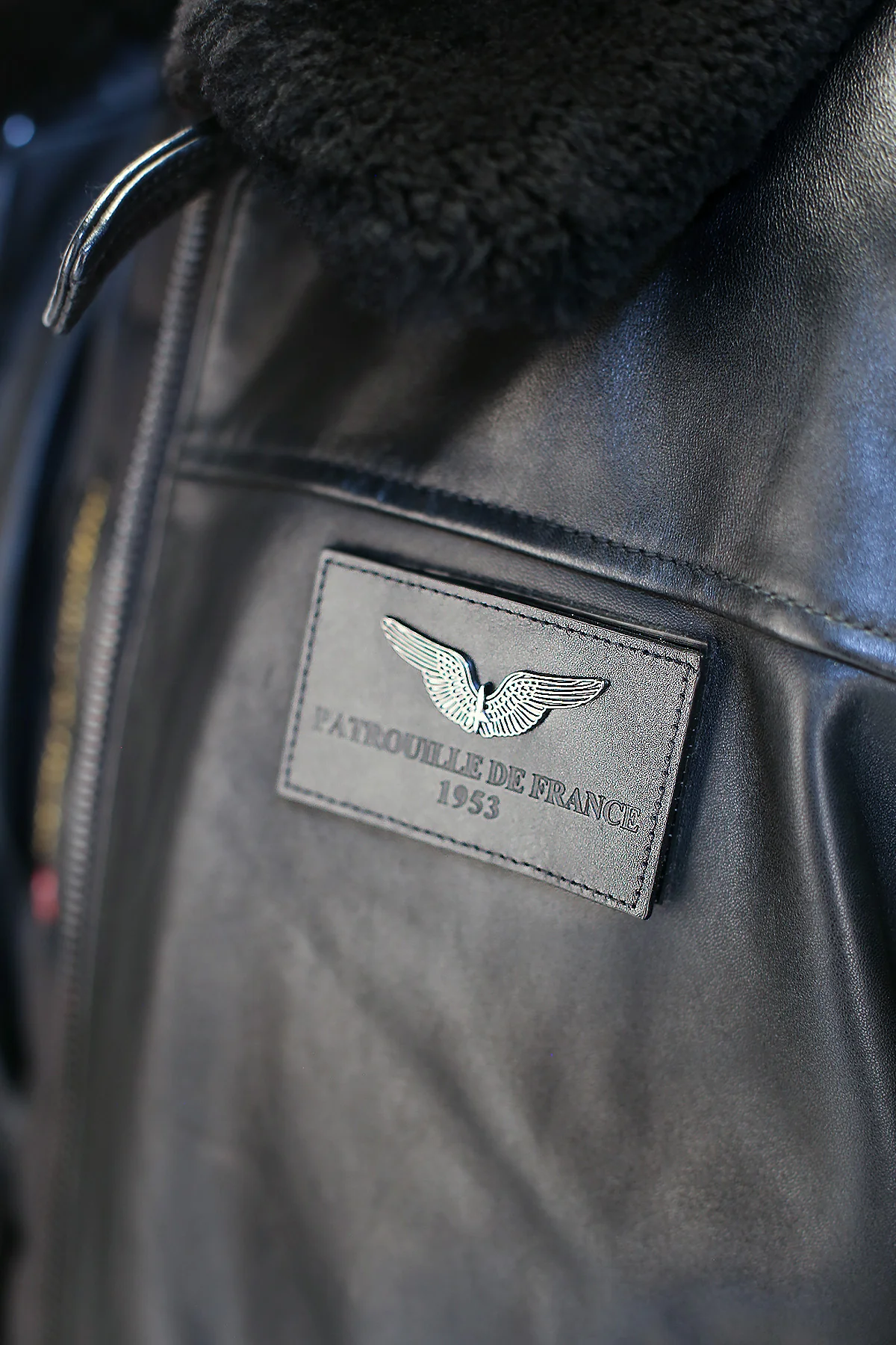 BLOUSON EN CUIR RAFAL 2.0 YCON Marine - Image 5