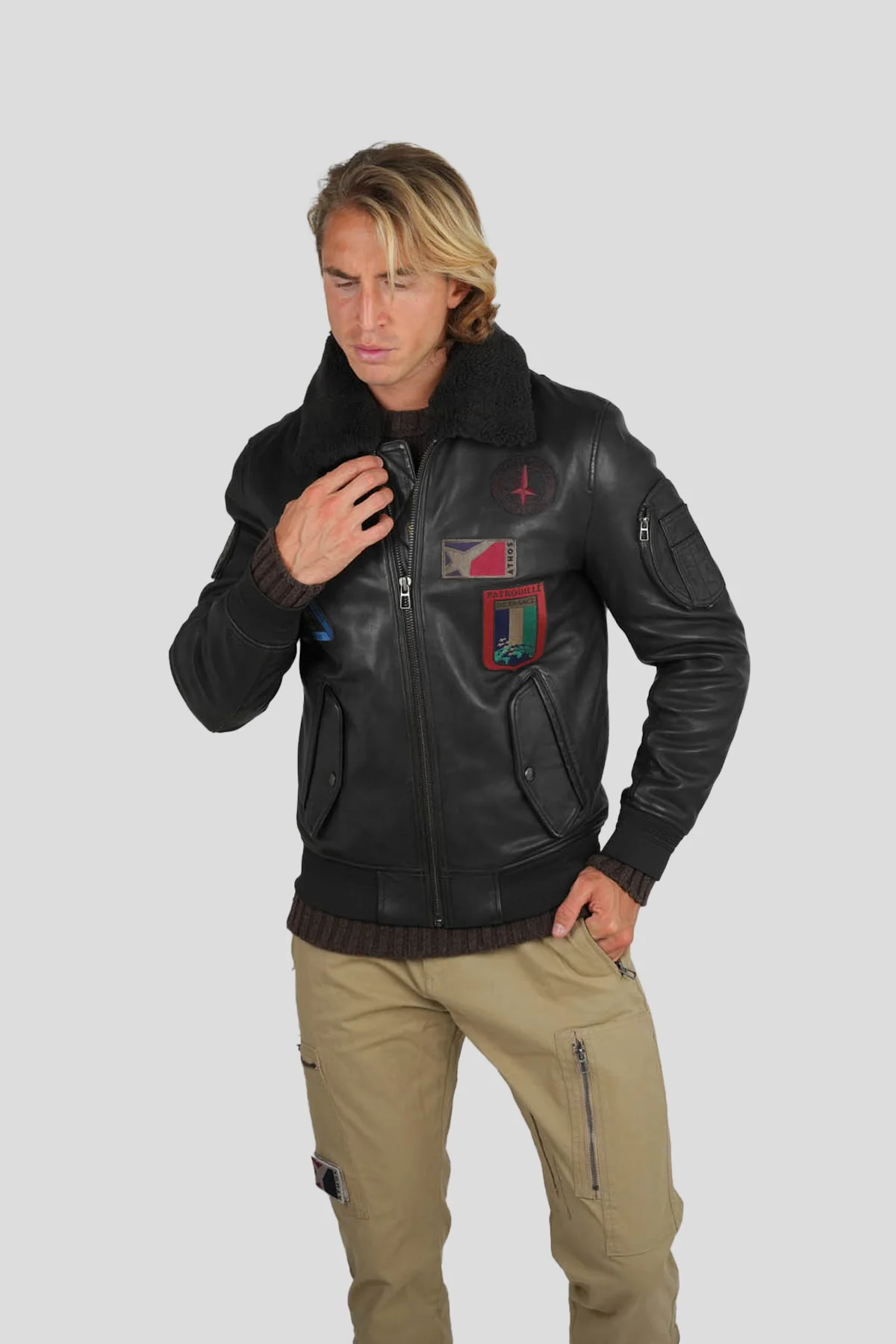 BLOUSON EN CUIR RANGER ALPHA - Image 5